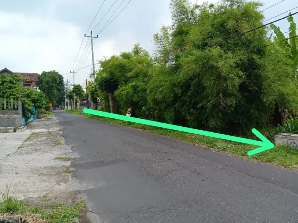 Disewakan tanah cocok untuk villa, resto workshop di jl Kaliurang km10