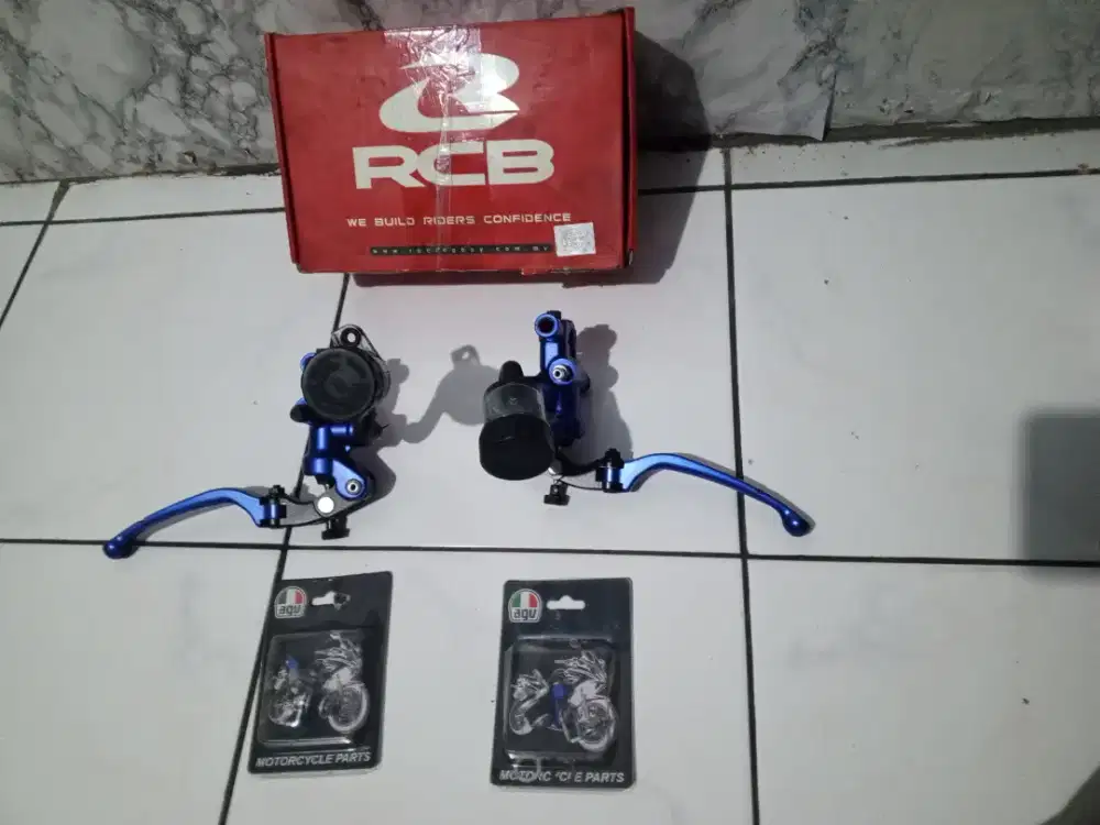 master rem RCB S1 (Ori RCB) warna BIRU ccok buat ADV, nMax, PCX, dll