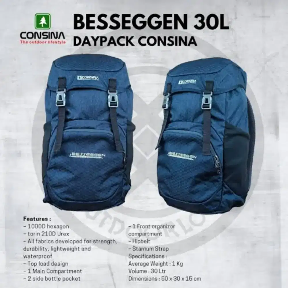 Ransel carrier consina bessegen 30L NEW baru buka paket