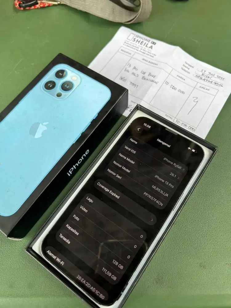 IPHONE 13 PRO 128 BEACUKAI SETARA IBOX