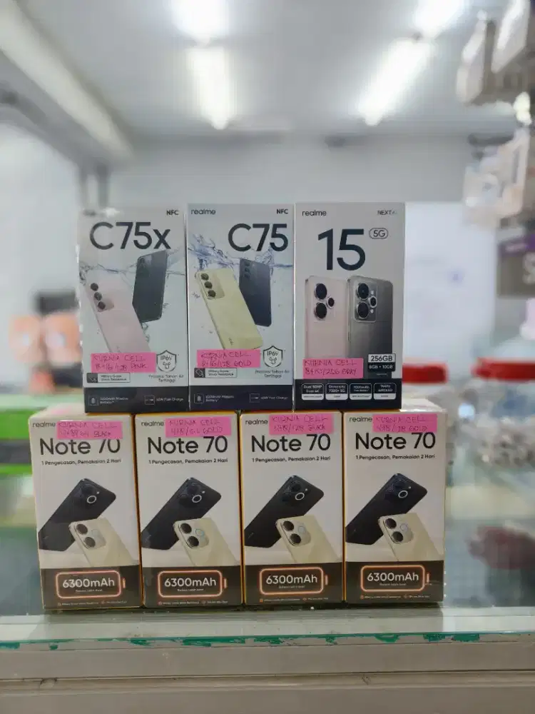 REALME ALL SERIES READY !! COD FREE ONGKIR ! CASH & KREDIT !