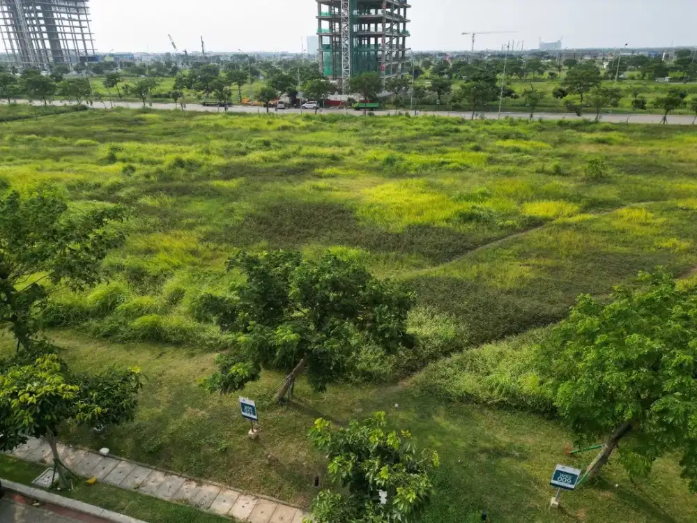 Tanah Bangun Gedung 10 Lantai - Kavling Wallstreet 1.200m2 Lokasi Emas