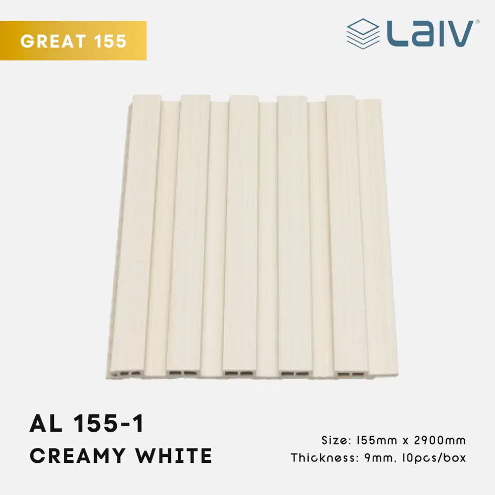 Wall Panel WPC Kayu Dinding Ketebalan 9mm Wood Panel Tahan Air & Rayap