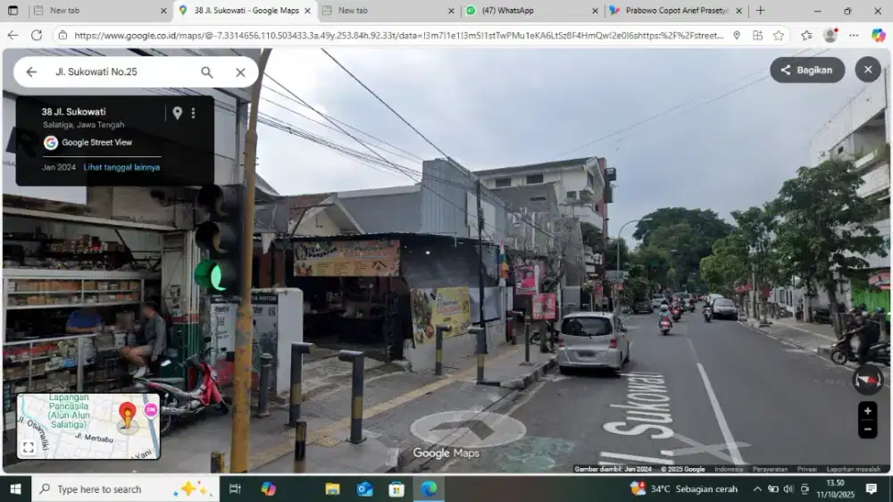 DISEWAKAN RUMAH UNTUK USAHA DI SALATIGA
