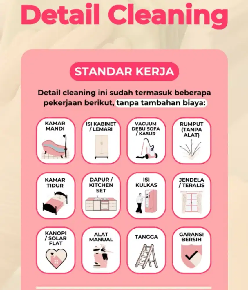 Jasa Cleaning service terlengkap se-jabodetabek