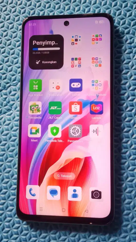 Opo a58 ram 8+8/128 NFC normal orian hp casan . Minus pemakaian aja.