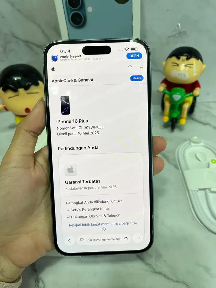 Iphone 16 plus 128 ibox bh 100%