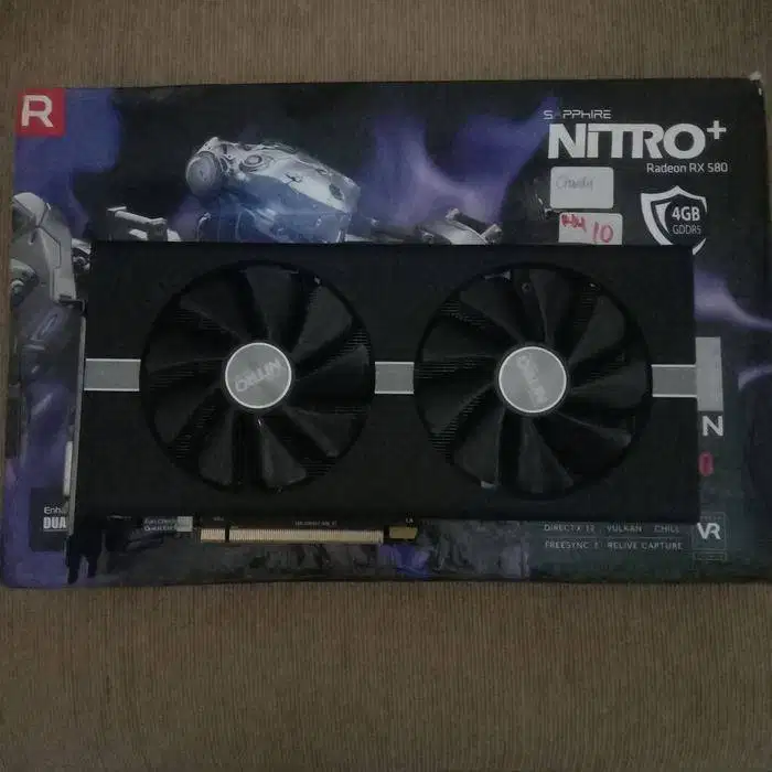 VGA RX 580 4gb DDR5 Sapphire Nitro