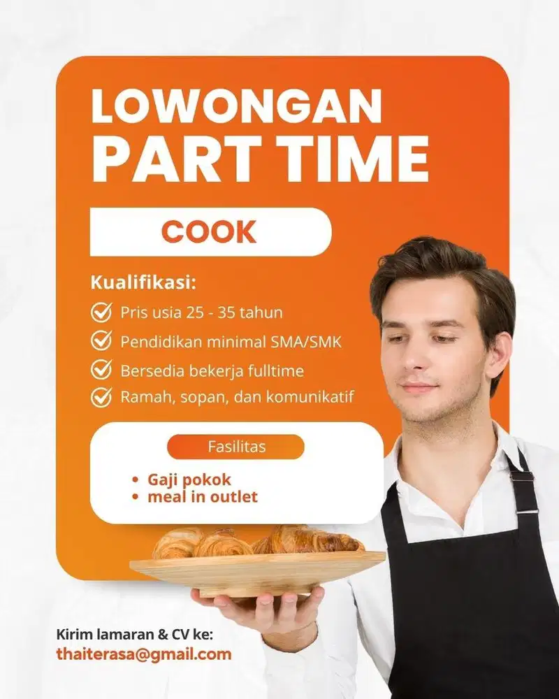 Lowongan staff cook