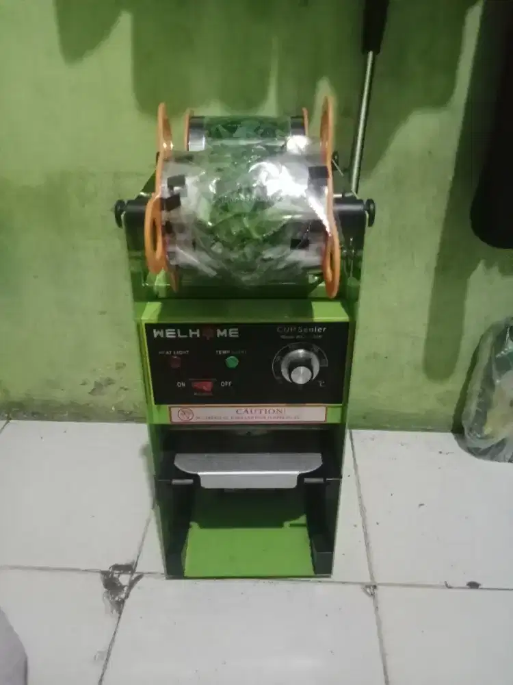 Mesin presscup welhome siap pake