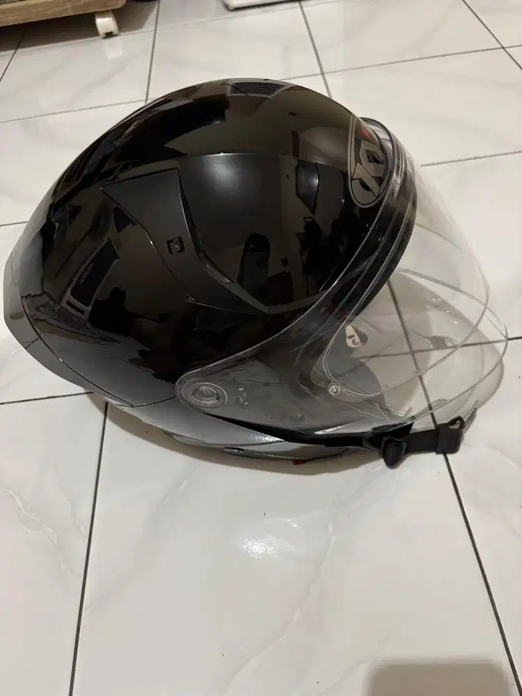 KYT TTR Jet Hitam ukuran L