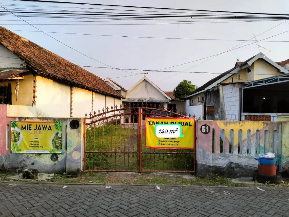 Dijual Tanah Strategis di Kemlaten, Surabaya, SHM