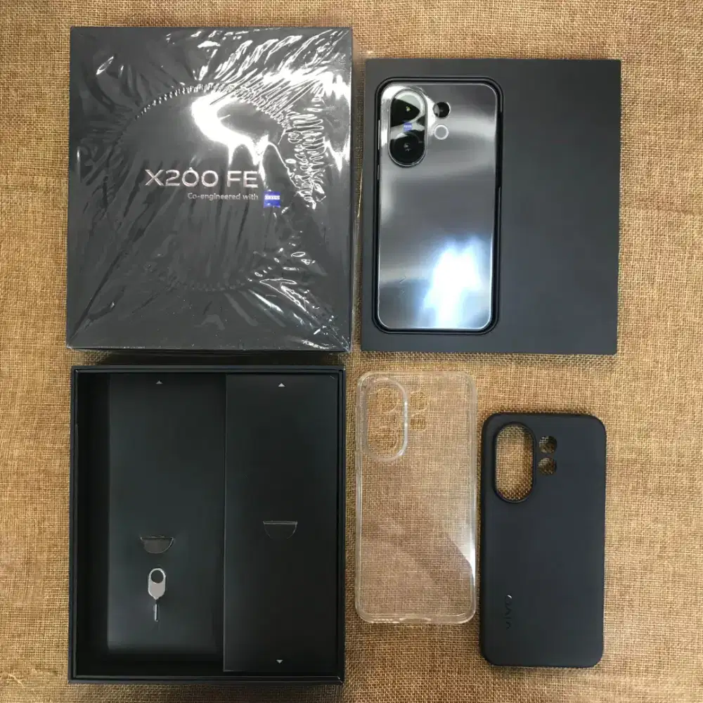 Vivo x200 fe 5G 12/512GB Global Black Pajak resmi bea cukai