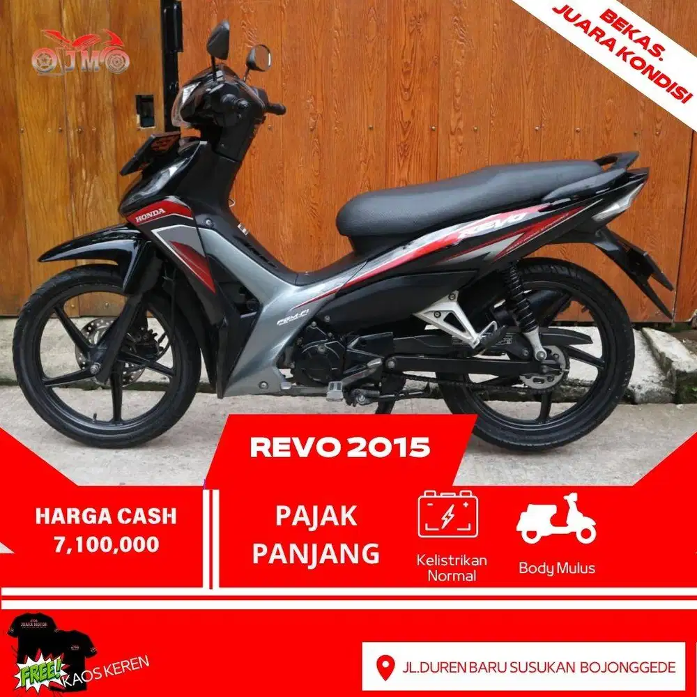 HONDA REVO 2015 SURAT LENGKAP PAJAK AKTIF SIAP PAKE TERMURAH