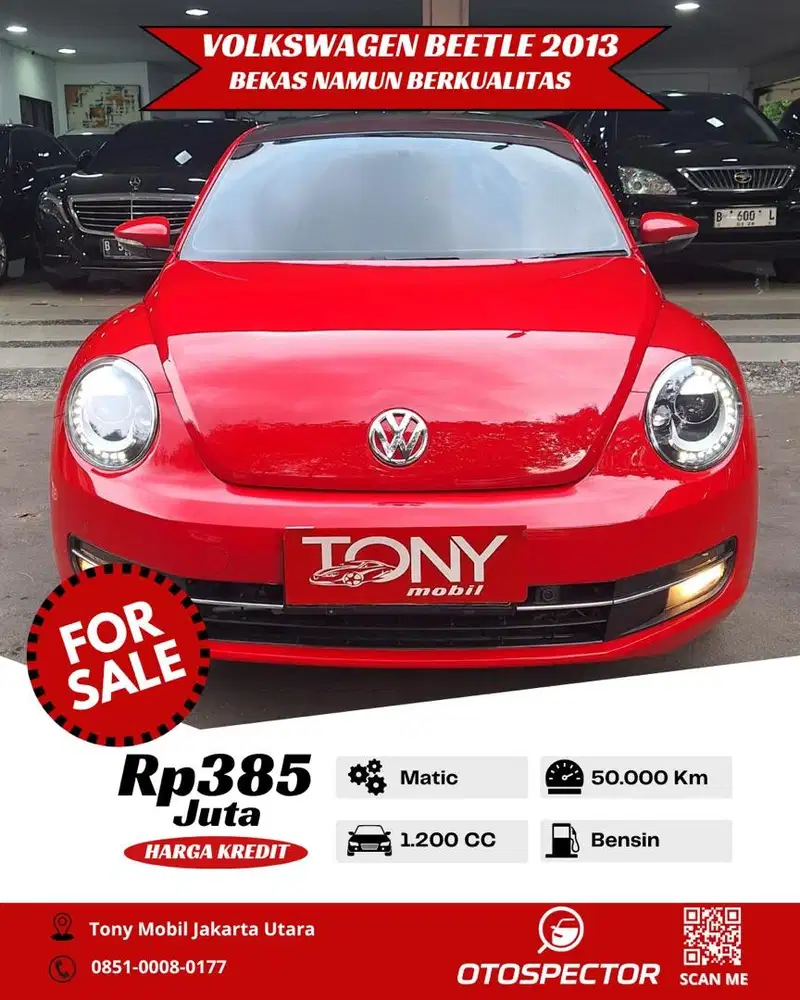 VW Beetle 1.2 TSI AT 2013 Merah