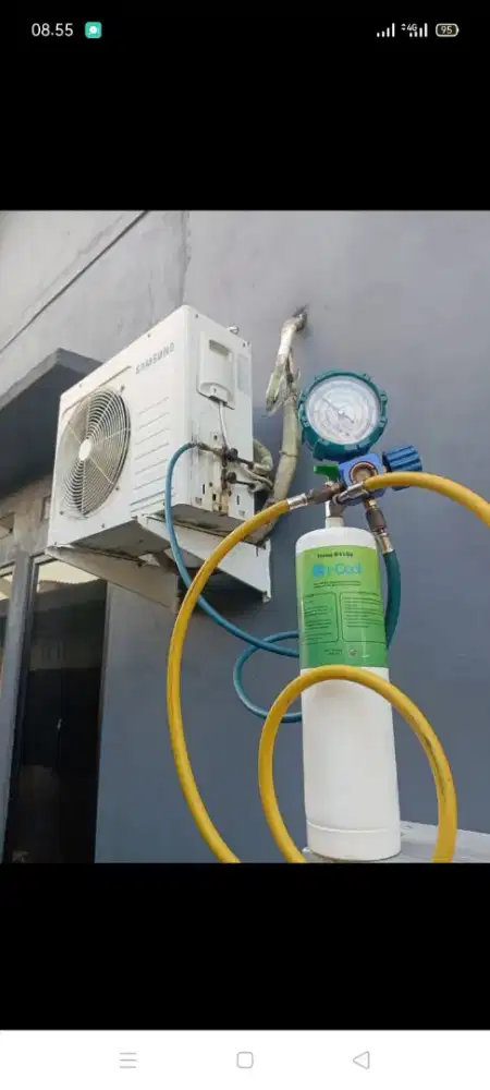 Jasa servis AC kulkas mesin cuci kompa air dll