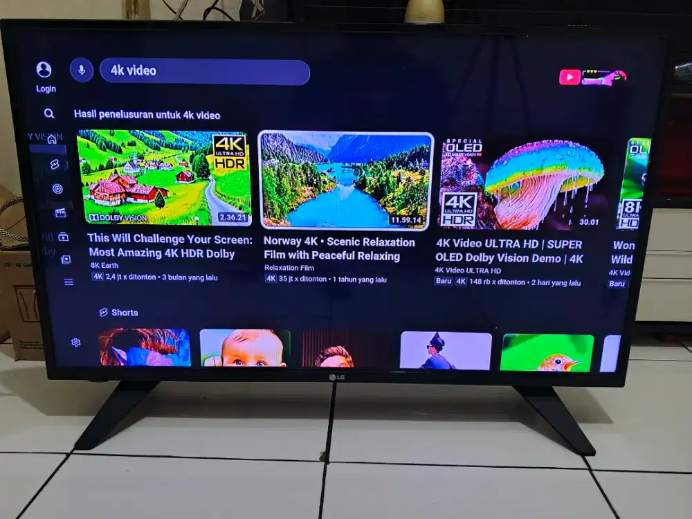 BU Jual TV LG 32 inch Digital + STB Android Root Full Unlock