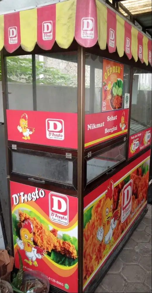 Jual Gerobak Ayam D’Fresto atau beserta perlengkapan lainnya