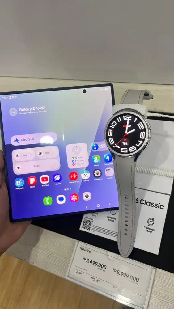 Z FOLD 7 FREE WATCH 6 CLASSIC