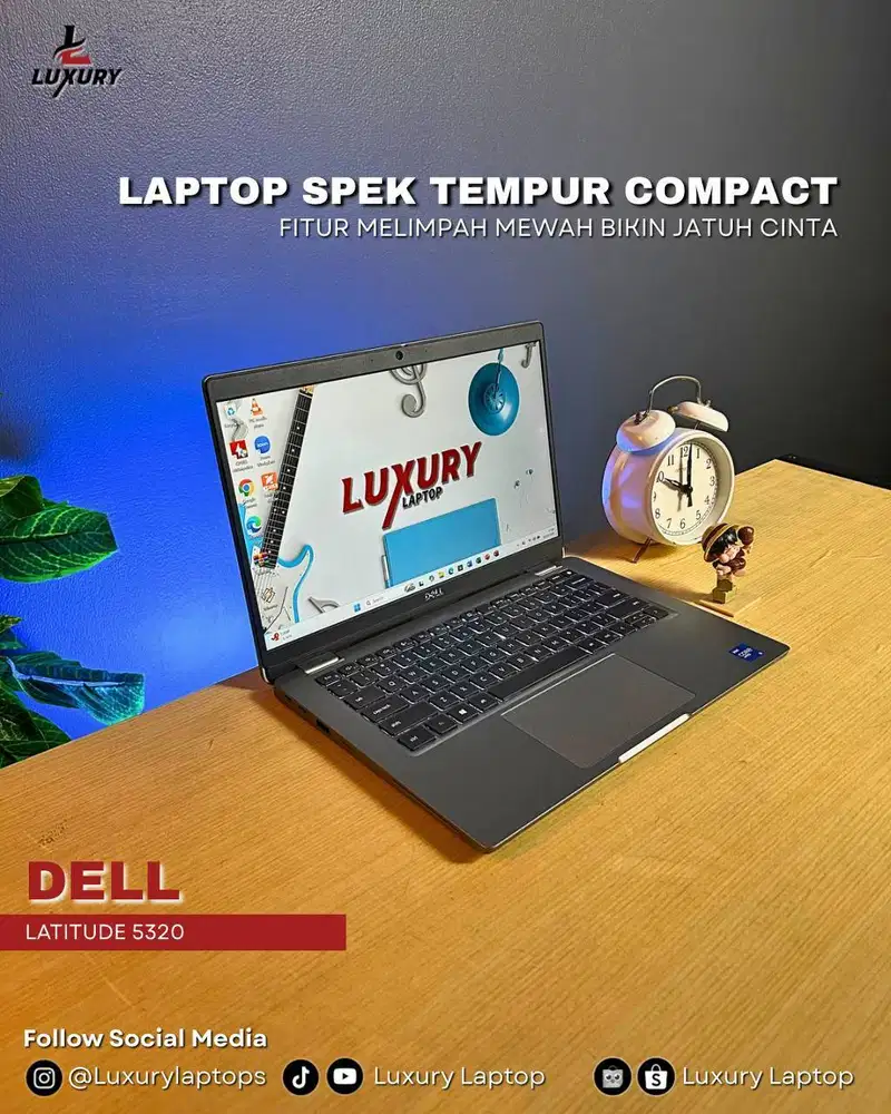 LAPTOP DELL LATITUDE 5320 SLIM CORE I5 VPRO GEN 11 SSD RAM MURAH BU