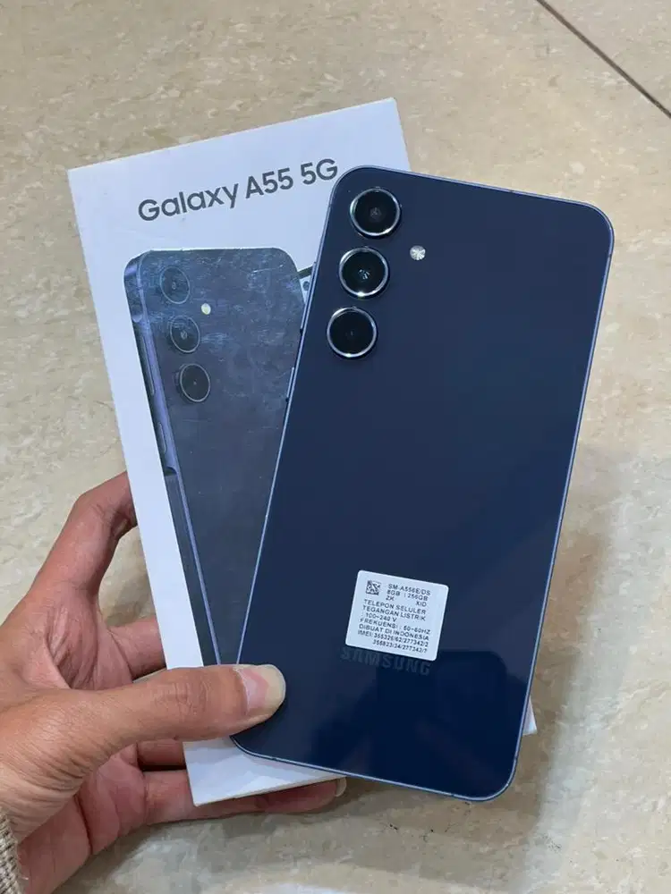 SAMSUNG GALAXY A55 5G 8/256GB NAVY RESMI SEIN