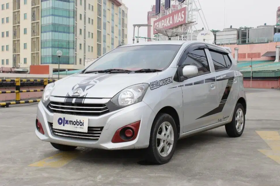 TDP 4,JT Daihatsu Ayla 1.0 M Bensin-AT Silver 2018
