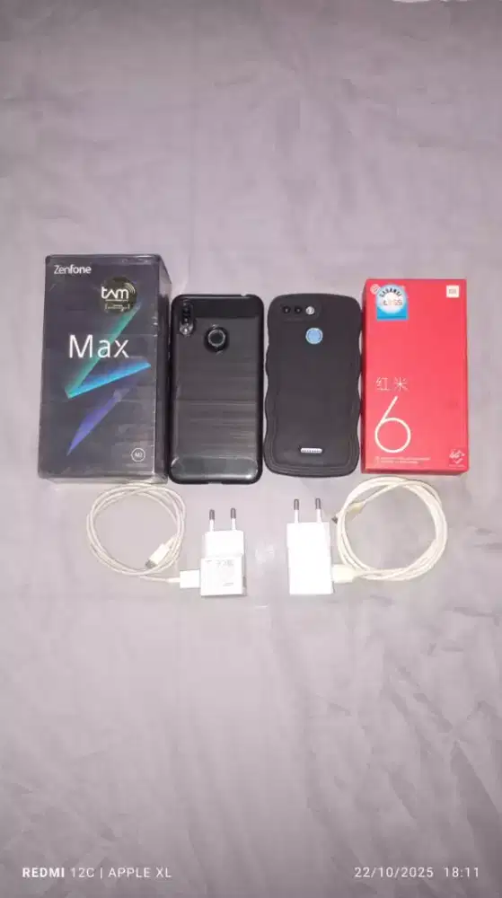 Hp zenfone max m2 dan redmi 6