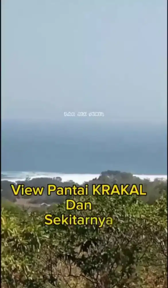 Tanah viu pantae  dan pinggir JJLS Wonosari Jogjakarta