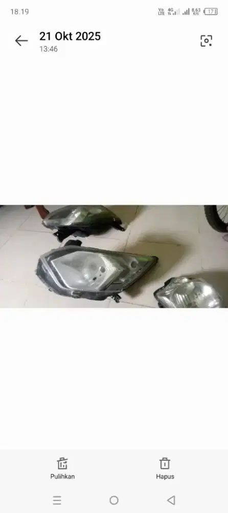 Di jual headlamp Sigra