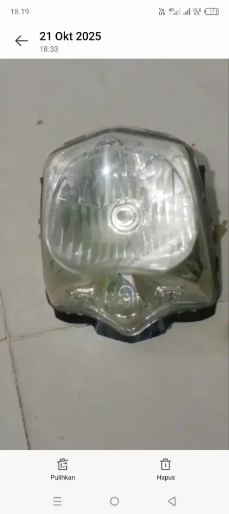 Di jual lampu depan scorpio z New(robot)