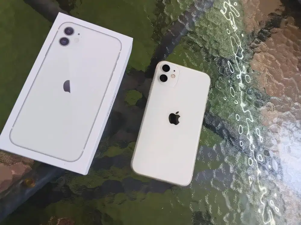Iphone 11 128gb putih asrii