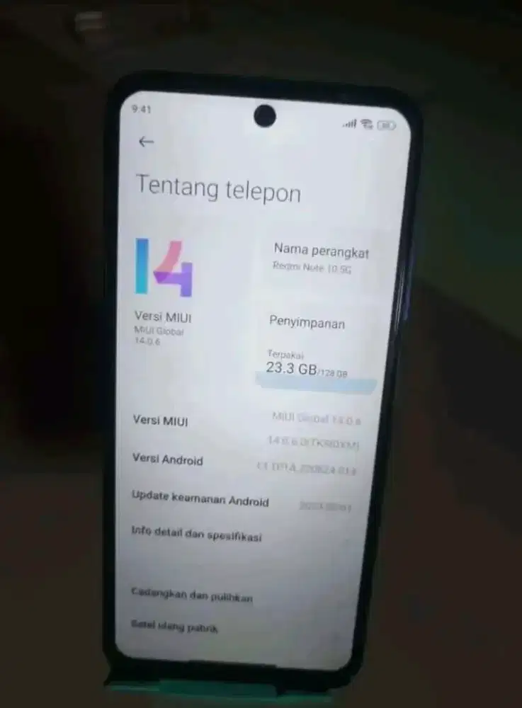 REDMI NOTE 10 5G 8/128 BATANGAN