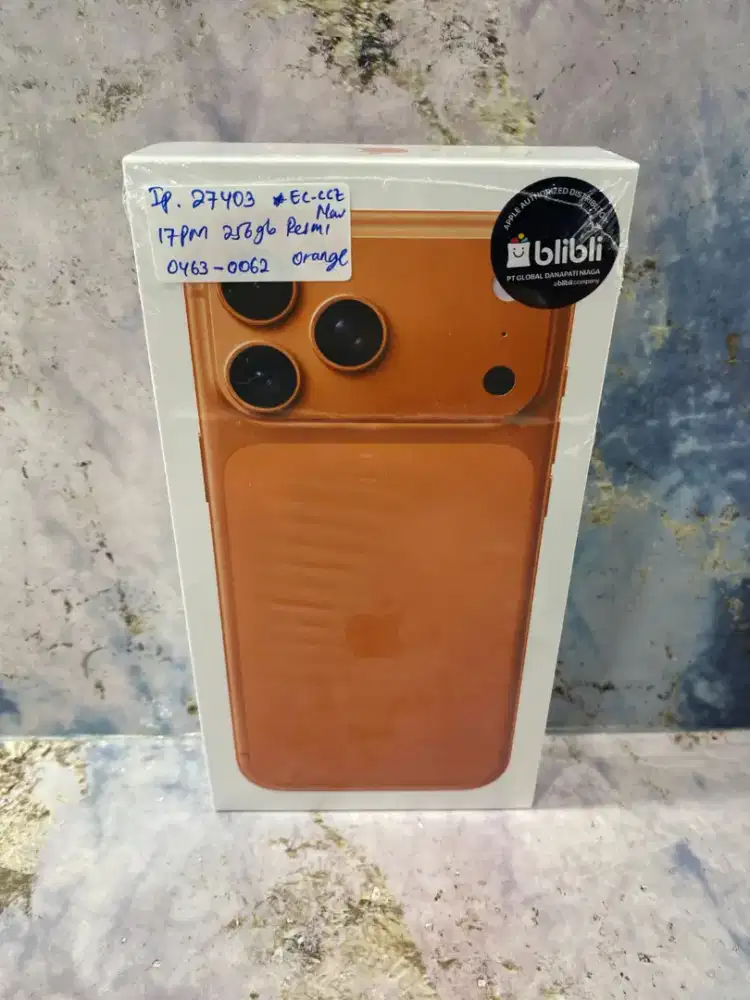 iPhone 17 Pro 256gb warna oranye New Resmi