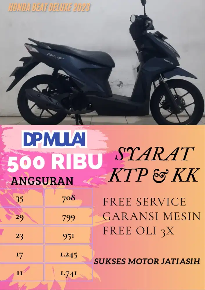 HONDA BEAT DELUXE CBS ISS 2023
