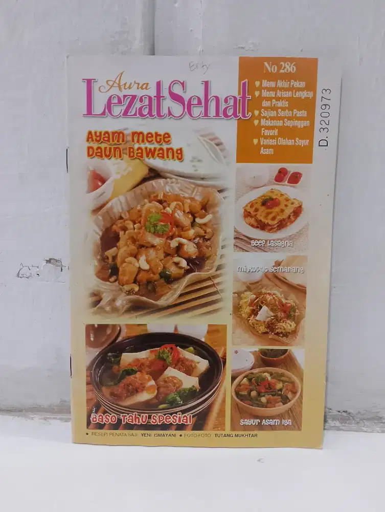 Majalah Resep Aura Lezat Sehat No.286 - Menu Praktis & Enak