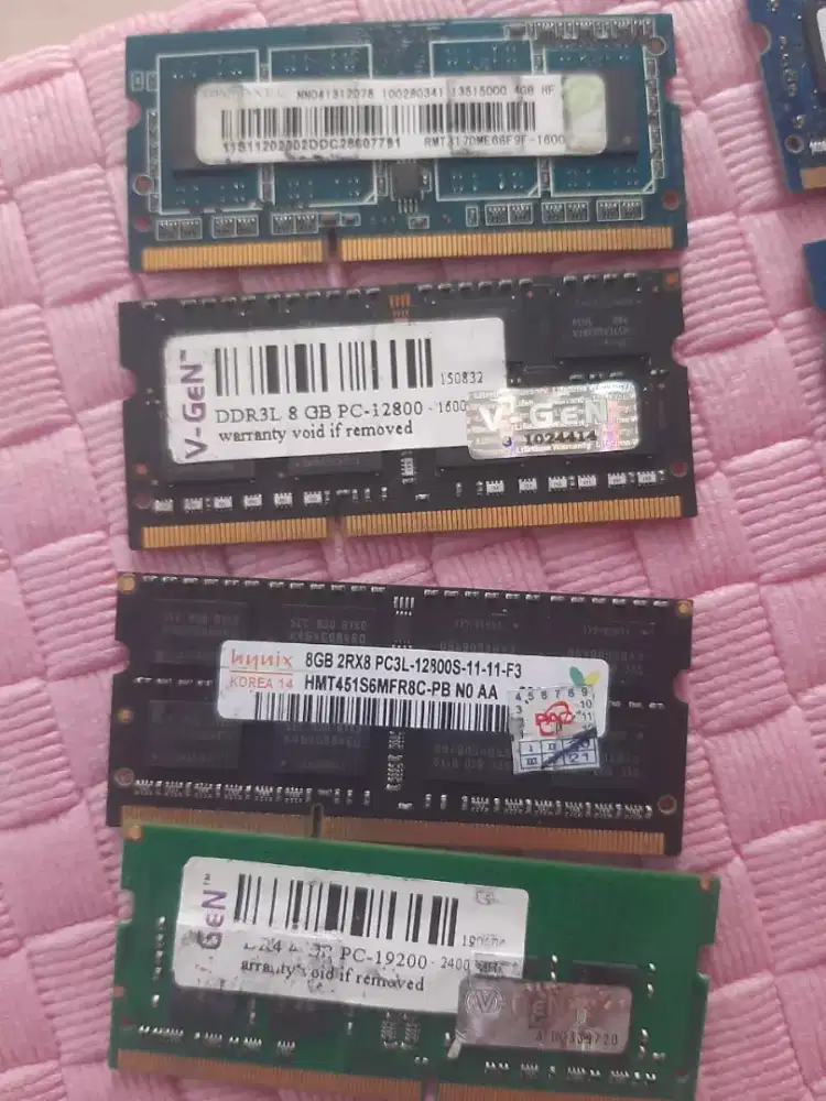Memory SoDim DDR3 dan DDr4
