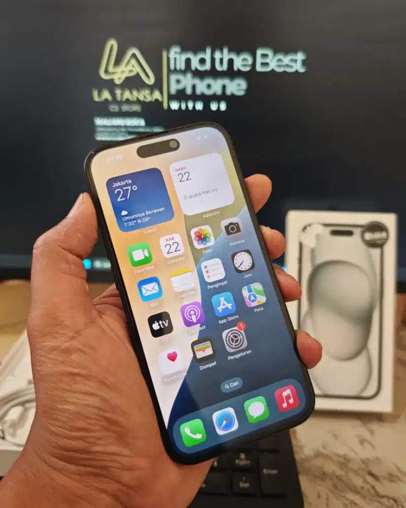 Iphone 15 128gb Resmi Like New No Minus Fullset Original Apple iPhone