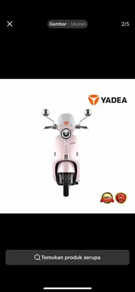 YADEA OVA GARANSI 2 TAHUN