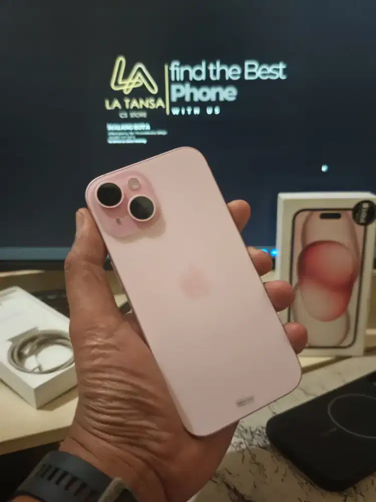 Iphone 15 128gb Resmi No Minus Garansi Februari 2026 Fullset Original