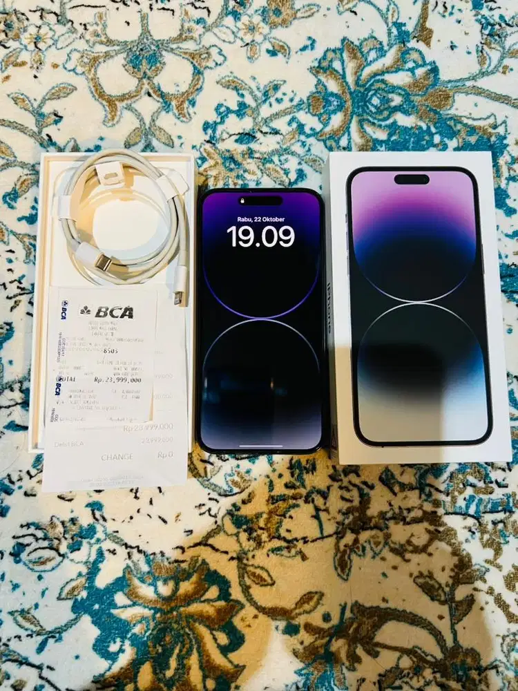 IPHONE 14 PROMAX PURPLE 256 gb