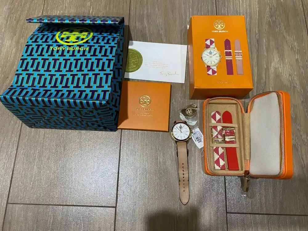 Tory Burch The Collins Hybrid Jam Tangan Original