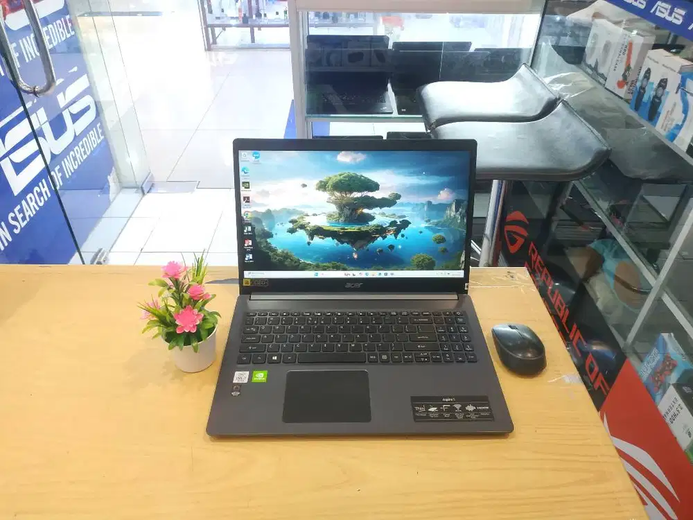 JUAL LAPTOP ACER ASPIRE A515-55G CORE i7 GEN 10 8GB NVIDIA