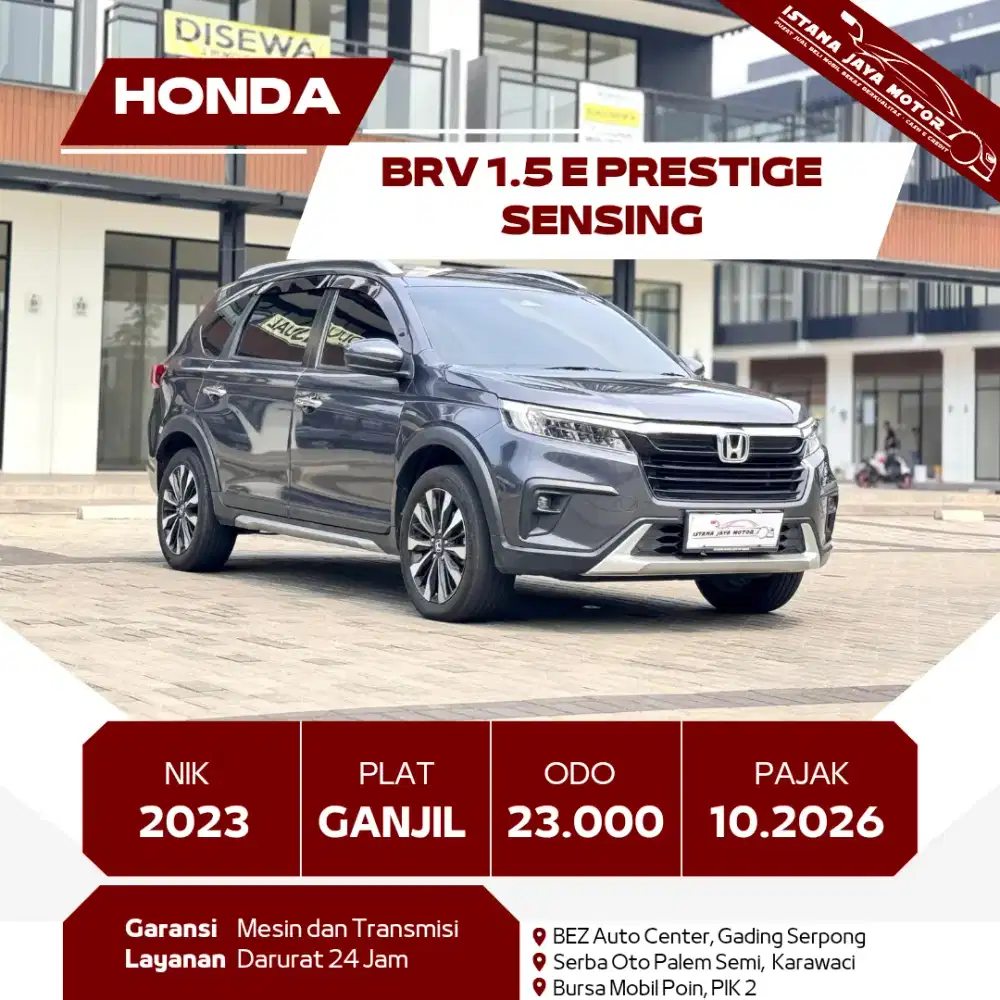 [TDP 20JT] HONDA BRV 1.5 E PRESTIGE SENSING 2023