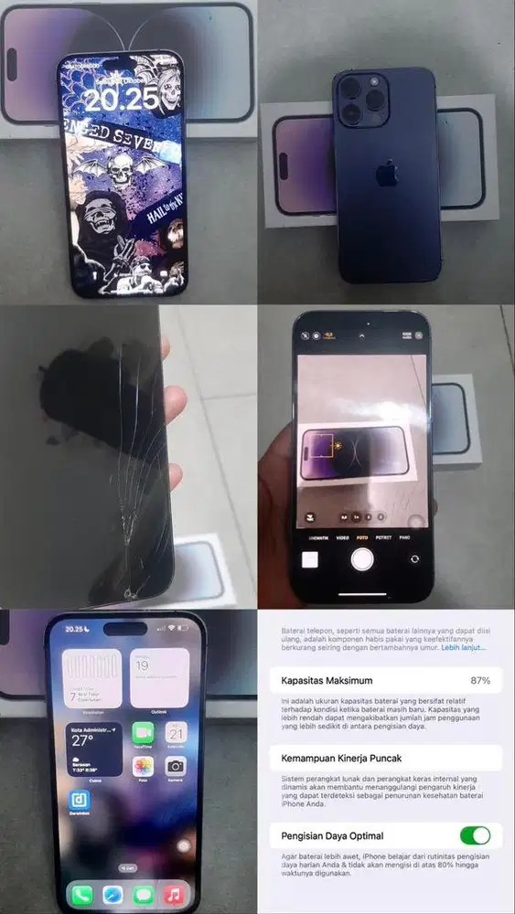 IPHONE 14 PROMAX 128 GB DEEP PURPLE EX INTER