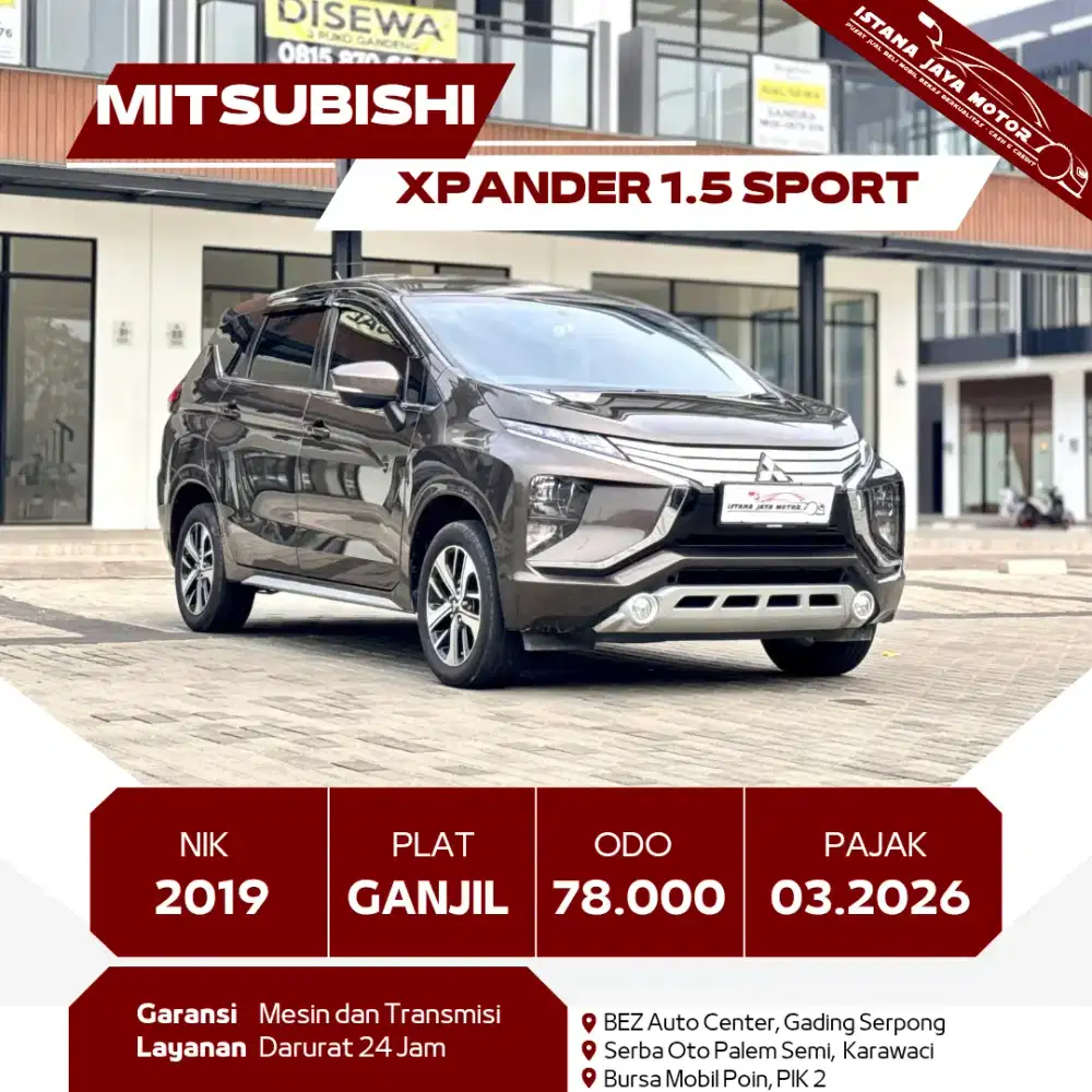 [TDP 15JT] MITSUBISHI XPANDER 1.5 SPORT 2019