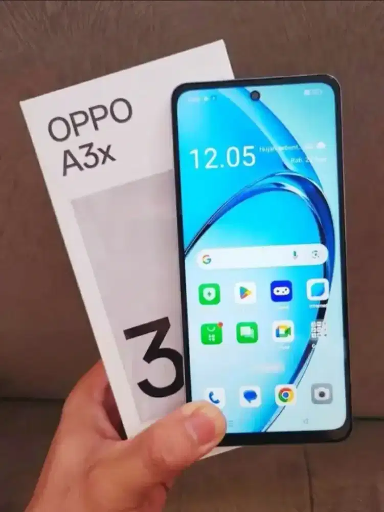 Oppo A3X,Ram 4+4/64 GB,Mulus 99'9% persen,Lengkap