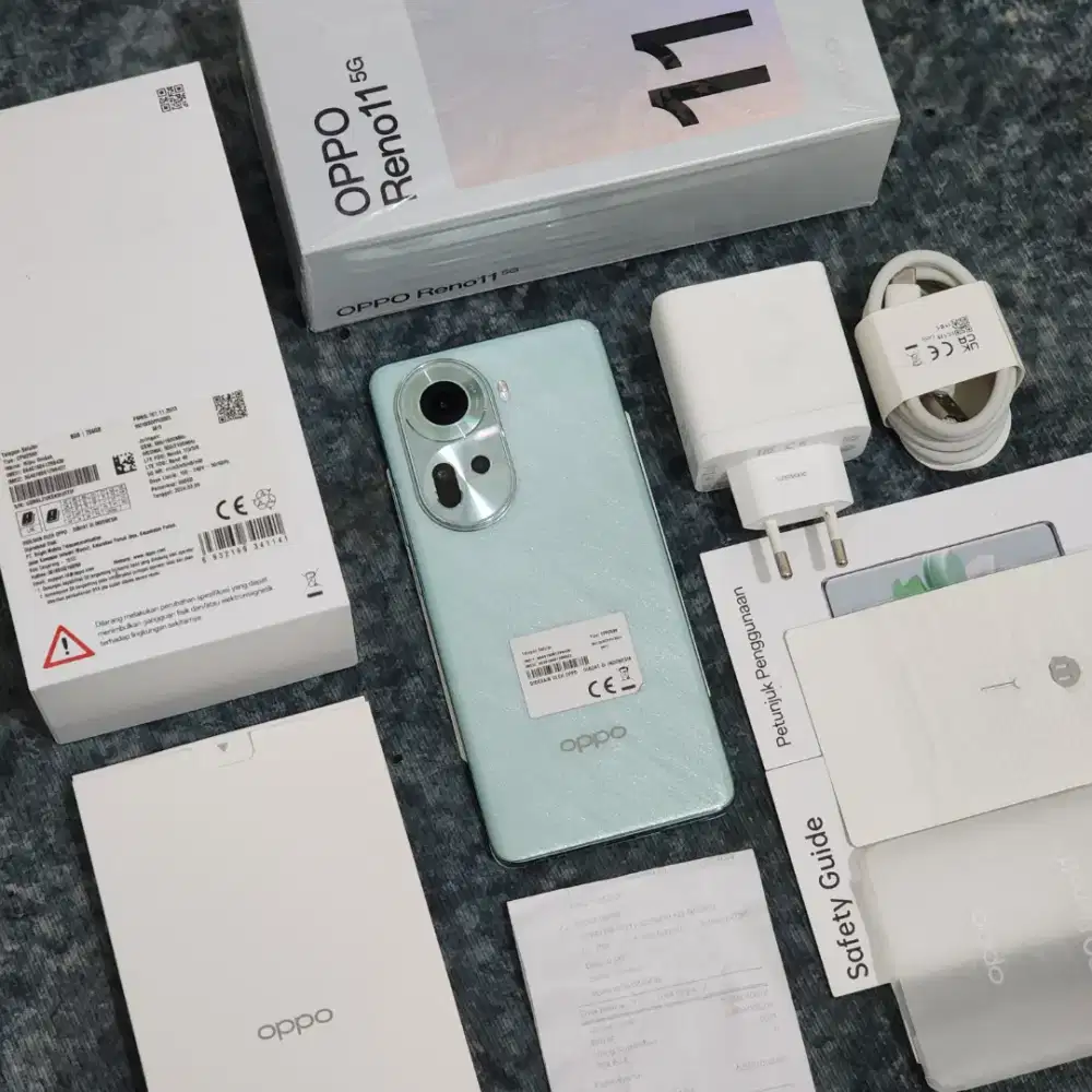 Oppo Reno 11 5G 8/256GB, Warna Hijau Fullset