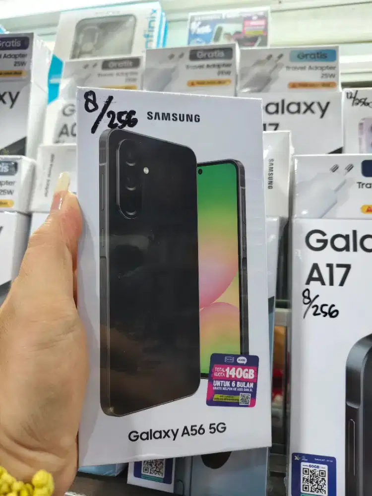 Samsung a56 8/256 free batok case dan ag kaca promo garansi 1 tahun