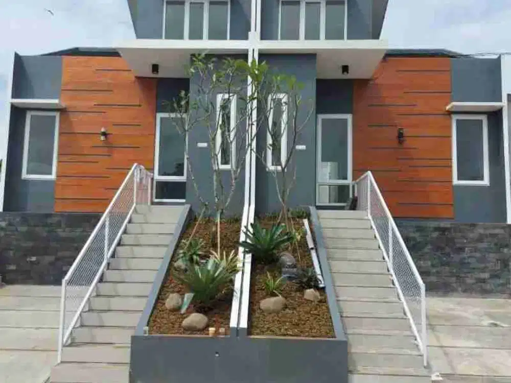Rumah cluster siap huni Sukaraja 3 kamar tidur KPR minim DP strategis stasiun KRL Cilebut tol BORR Transmart Yasmin Bogor