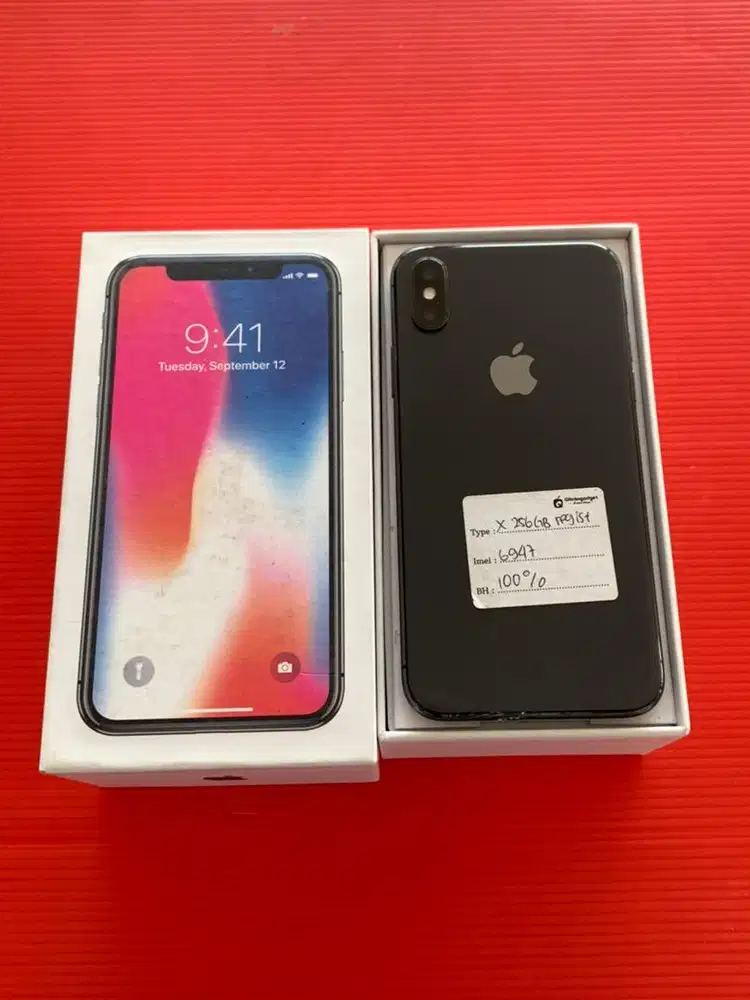 IPHONE X 256GB REGIST TERDAFTAR